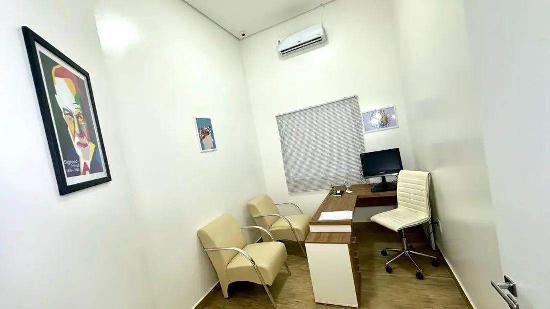 Consultório para atendimento individual na unidade Ibiúna